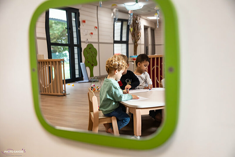 photo d'enfants à la micro crèche